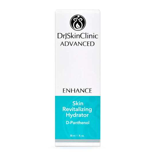 DrSkinClinic Advanced Enhance Skin Revitalizing Hydrator with D-Panthenol packaging displayed on a white background.