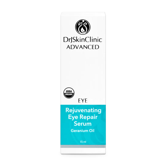 DrJSkinClinic Advanced Rejuvenating Eye Repair Serum packaging on a white background