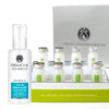 DrSkinClinic Advanced Vitamin Revival Set featuring Vita-B Hydrating Gel and Green C-Powder Forte Kit with box on a white background.